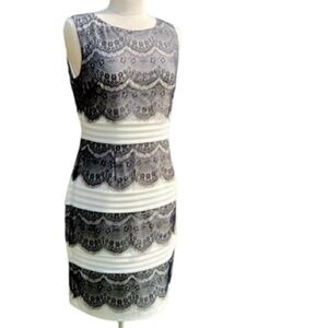 NWT- DRESS BARN Elegant Black Lace Dress